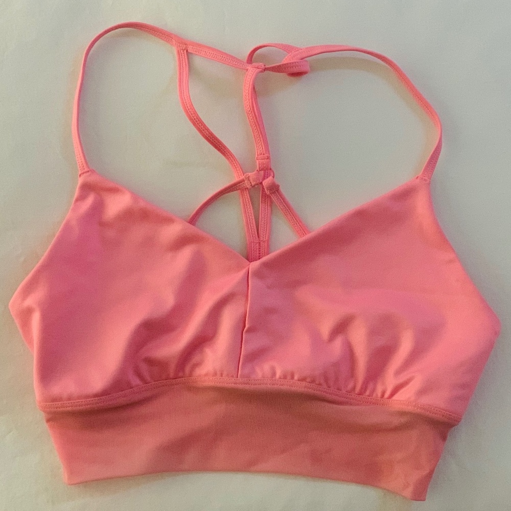 Alo Yoga Lavish Bra Macaron Pink Size S